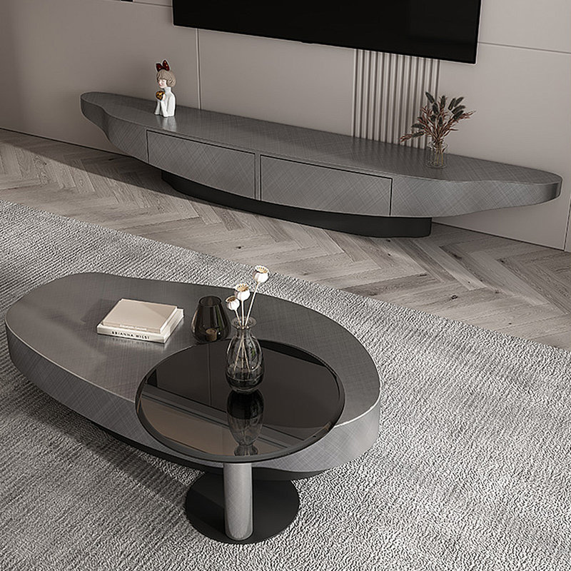 Bkoksety Modern minimalist TV coffee table set Wayfair — free download